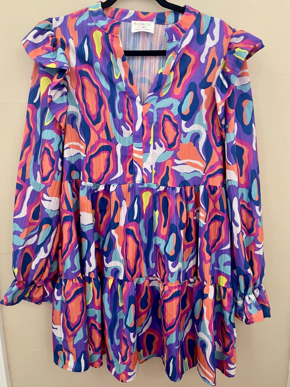 Fantastic Fawn Loopy Lily Mini Dress Nwot View 2